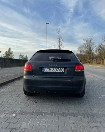 Audi A3 cena 7800 przebieg: 429000, rok produkcji 2006 z Chojnice małe 22